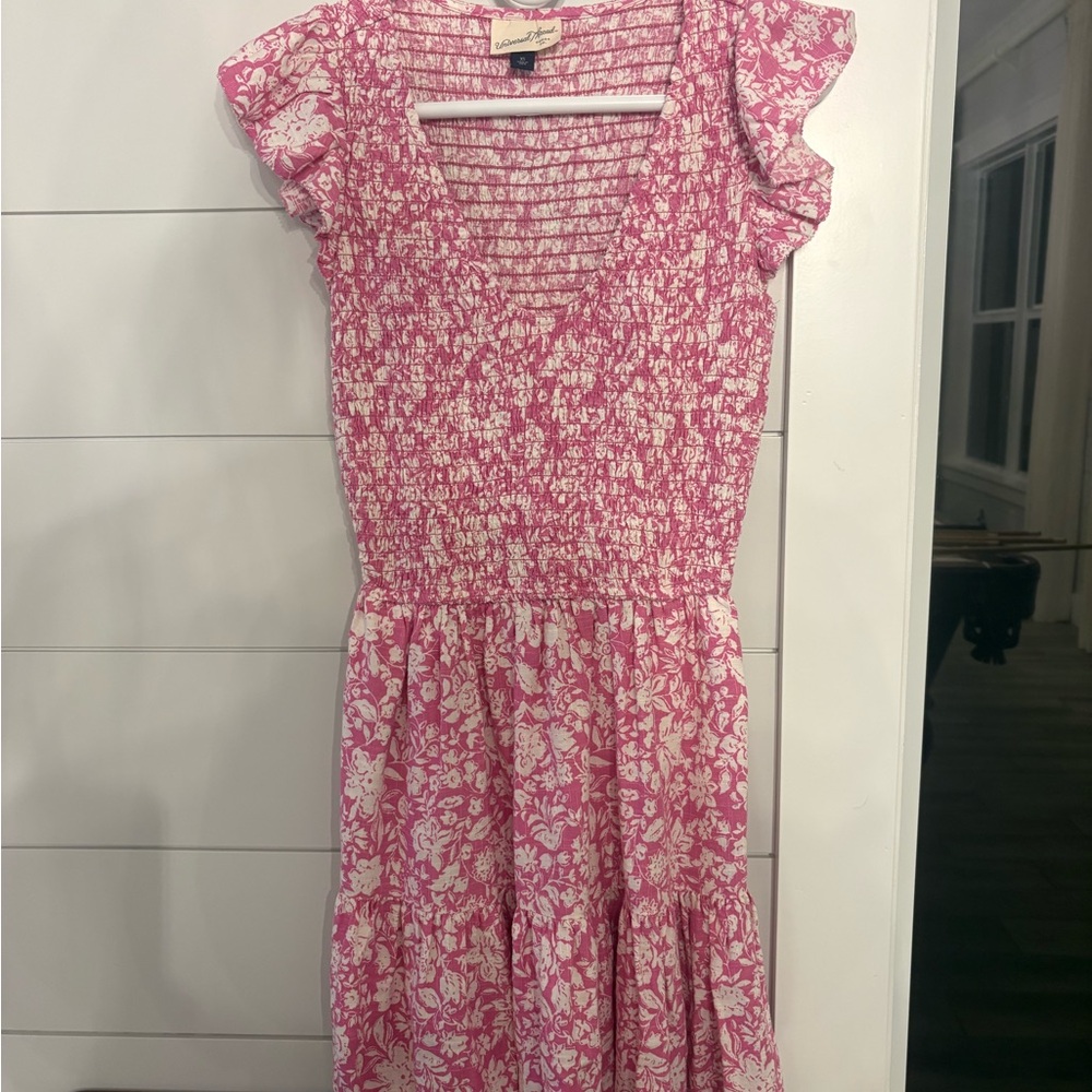 Universal Thread Pink and White Floral Mini Dress